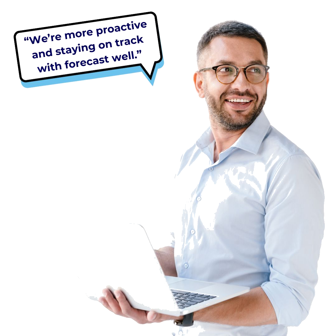 Friendly charity finance professional ready to help your organisation